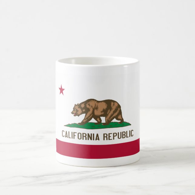 Mug Drapeau de l'ours de la République de Californie : (Centre)