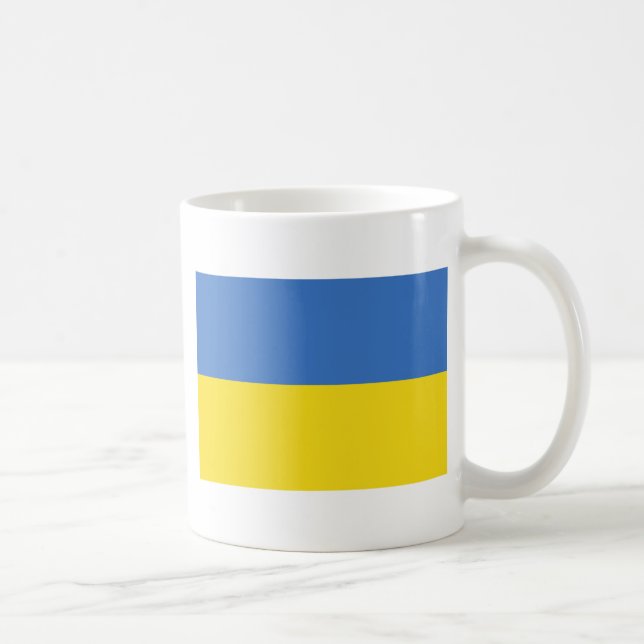 Mug drapeau de l'Ukraine (Droite)