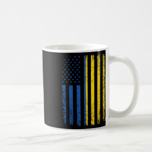Mug Drapeau de l'Ukraine 4 juillet États-Unis Drapeau