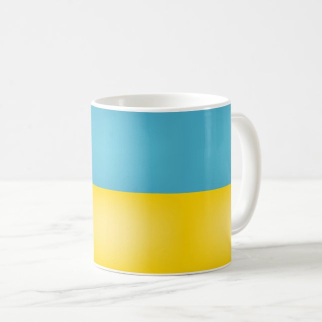 Mug Drapeau de l'Ukraine Cool (Devant droit)