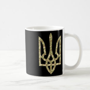 Mug Drapeau de l'Ukraine Emblème National Ukrainien Tr