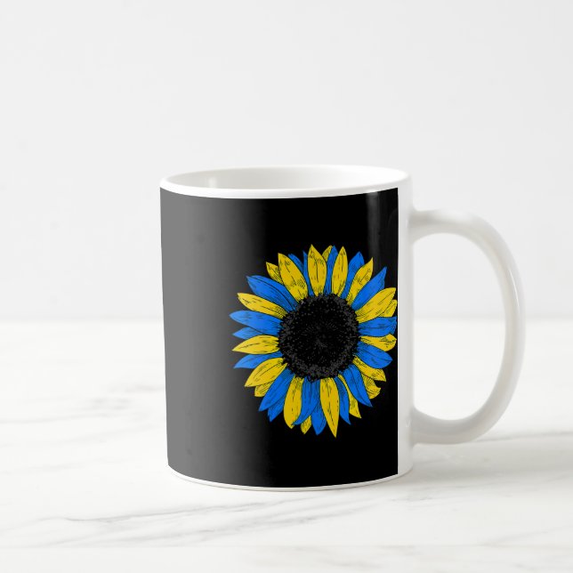 Mug Drapeau de l'Ukraine Tournesol Drapeau ukrainien V (Droite)