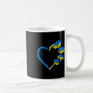 Mug Drapeau de l'Ukraine Tournesol Vintage Amoureux Uk