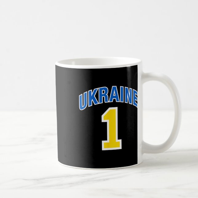 Mug Drapeau de l'Ukraine Un  (Droite)