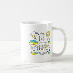 Mug Drapeau de l'Ukraine - Viktory - Liberté - Maison