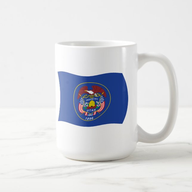 Mug Drapeau de l'Utah (Droite)