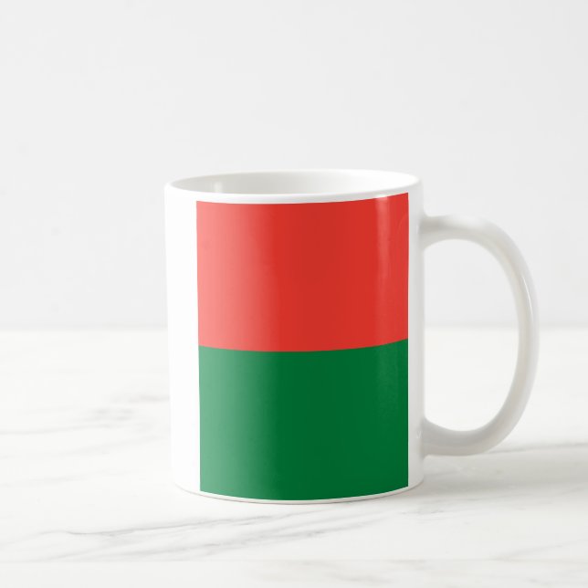 Mug Drapeau de Madagascar - Musique en céramique (Droite)