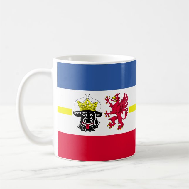 Mug Drapeau de Mecklembourg-Poméranie occidentale (Gauche)
