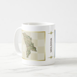 Mug Drapeau de Moldavie + Musique de carte