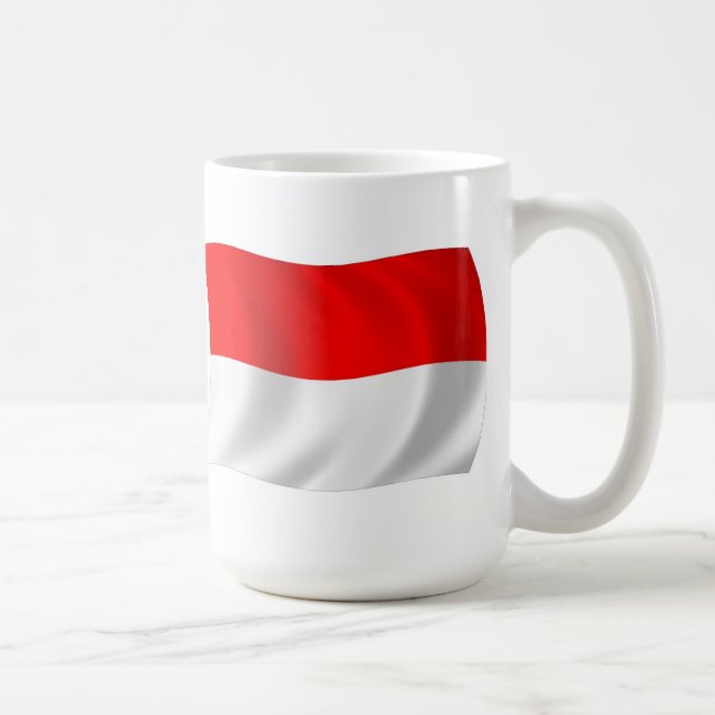 Mug Drapeau de Monaco (Droite)