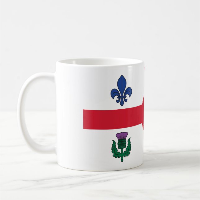 Mug Drapeau de Montréal (Québec) (Gauche)