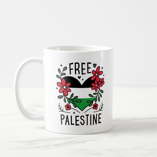 Mug Drapeau de palestine libre (Gauche)