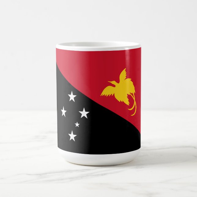 Mug Drapeau de Papouasie-Nouvelle-Guinée (Centre)