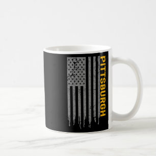 Mug Drapeau de Pittsburgh États-Unis Patriote Américai