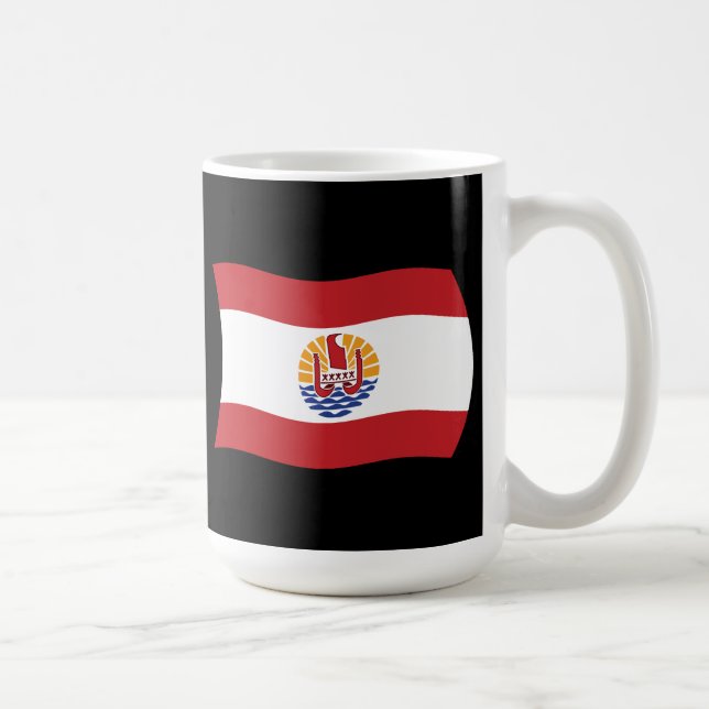 Mug Drapeau de Polynésie française (Droite)