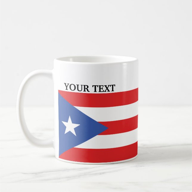 Mug Drapeau de Porto Rico (Gauche)
