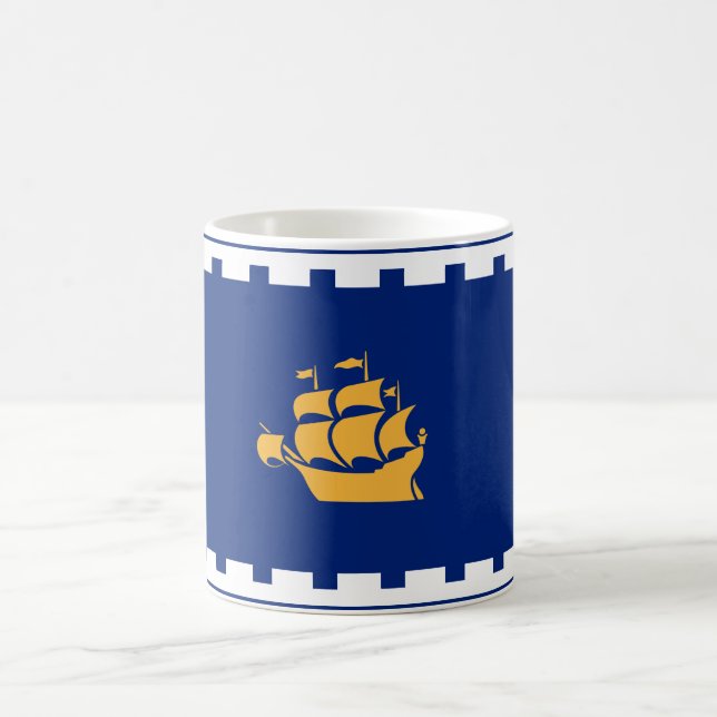 Mug Drapeau de Québec (Québec, Canada) (Centre)