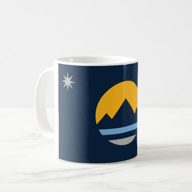 Mug Drapeau de Reno (Nevada City) (Devant gauche)