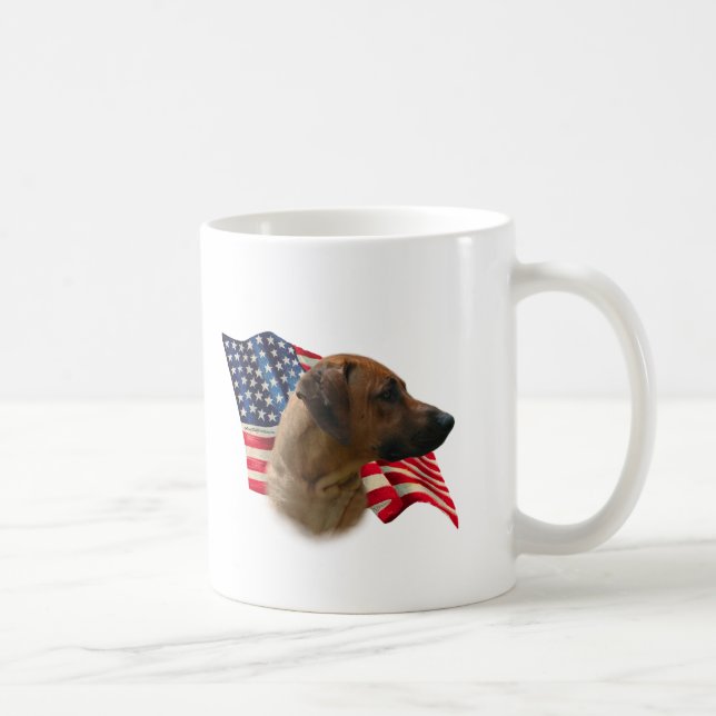 Mug Drapeau de Rhodesian Ridgeback (Droite)