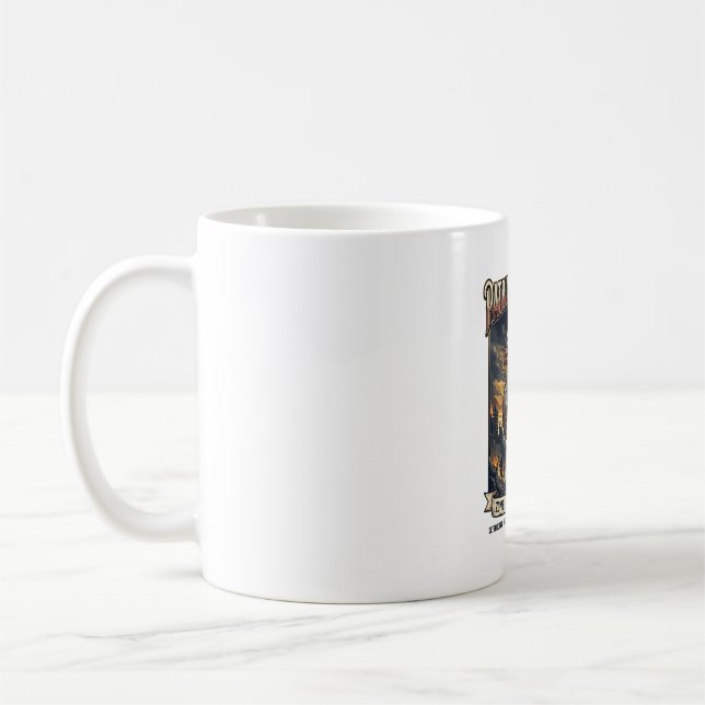 Mug Drapeau de rouille patriotique Survivant Apocalyps (Gauche)