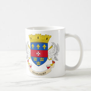 Mug Drapeau de Saint Barthélemy Musique en céramique