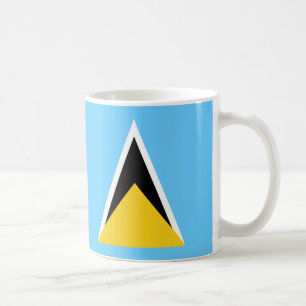 Mug Drapeau de Sainte-Lucie Musique en céramique