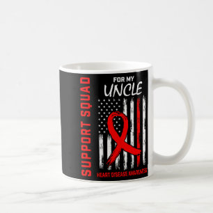Mug Drapeau de sensibilisation à la maladie cardiaque 