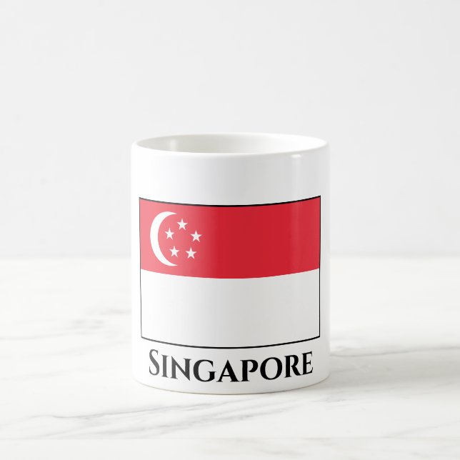 Mug Drapeau de Singapour (Centre)