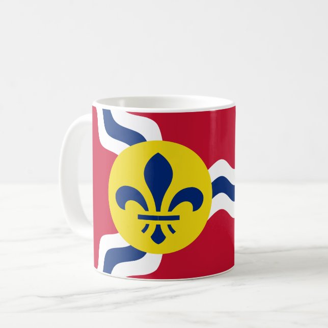 Mug Drapeau de St. Louis, Missouri (Devant gauche)