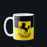 Mug Drapeau de Stuttgart (Allemagne)<br><div class="desc">Stuttgart est la capitale et la plus grande ville de l'Etat allemand du Bade-Wurtemberg.</div>