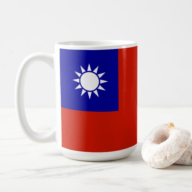 Mug Drapeau de Taïwan (Avec donut)