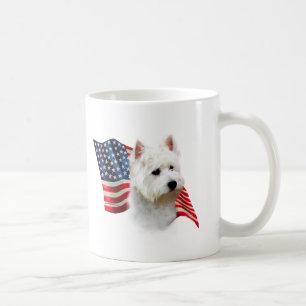 Mug Drapeau de Terrier blanc de montagne occidentale
