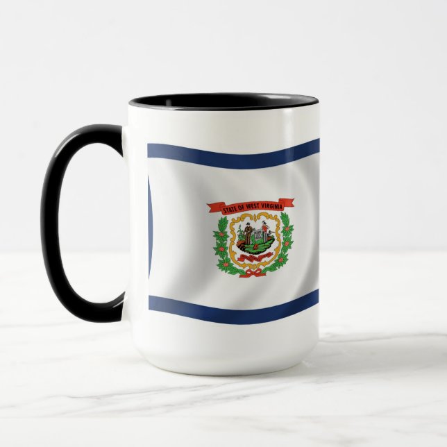 Mug Drapeau de Virginie-Occidentale (Gauche)