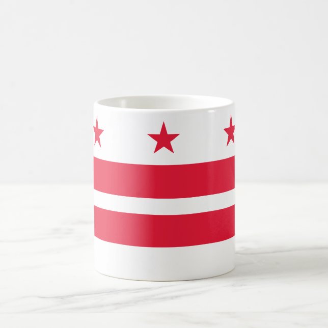 Mug Drapeau de Washington D.C. (District de Columbia) (Centre)