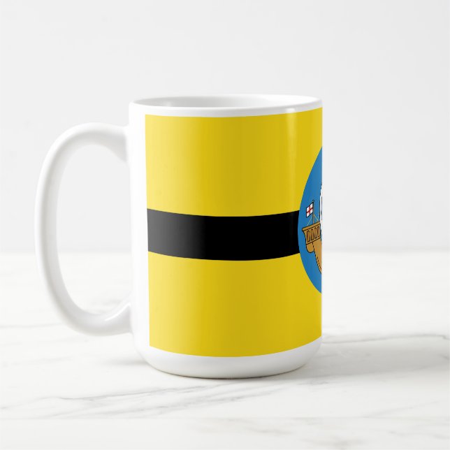 Mug Drapeau de Wellington City, New Zealand Magnet (Gauche)