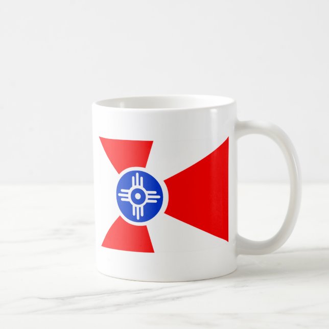 Mug Drapeau de Wichita le Kansas (Droite)