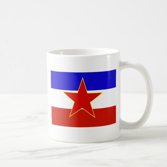 Mug Drapeau de Yougoslavie (Droite)