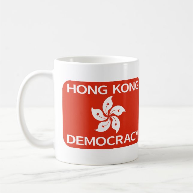 Mug Drapeau Démocratie Hong Kong (Gauche)