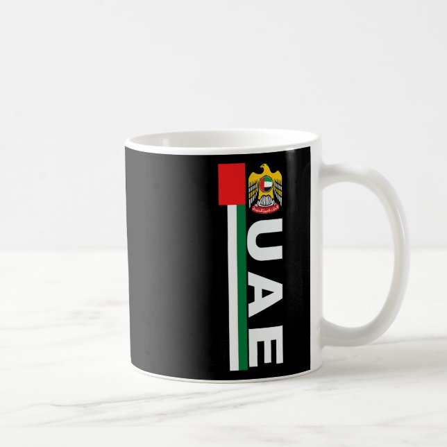 Mug Drapeau des Émirats arabes unis de style football  (Droite)