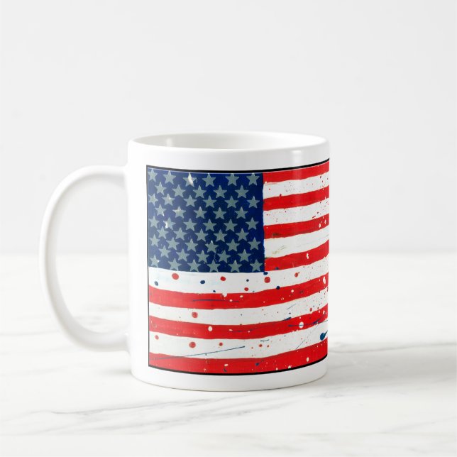 Mug Drapeau des Etats-Unis (Gauche)