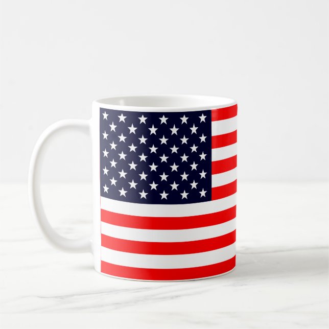 Mug Drapeau des États-Unis d'Amérique (Gauche)
