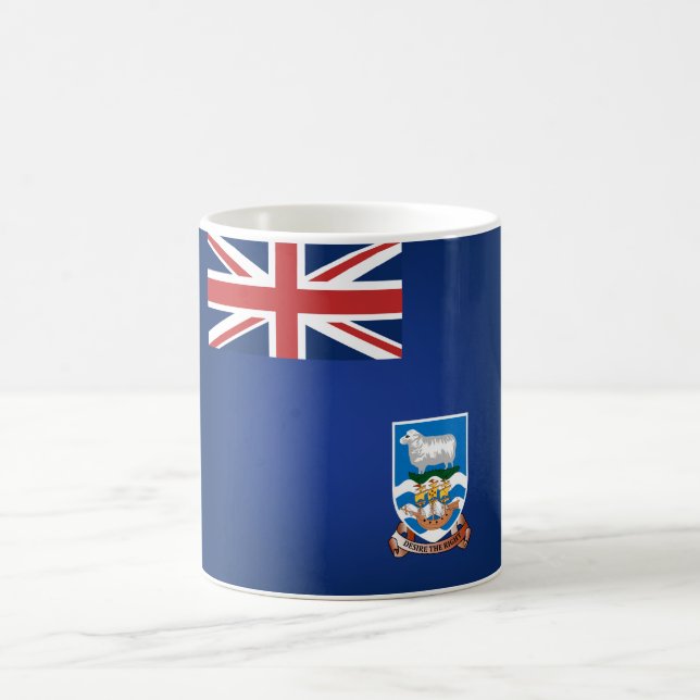 Mug Drapeau des îles Falkland cool (Centre)