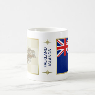 Mug Drapeau des îles Falkland + Musique des cartes