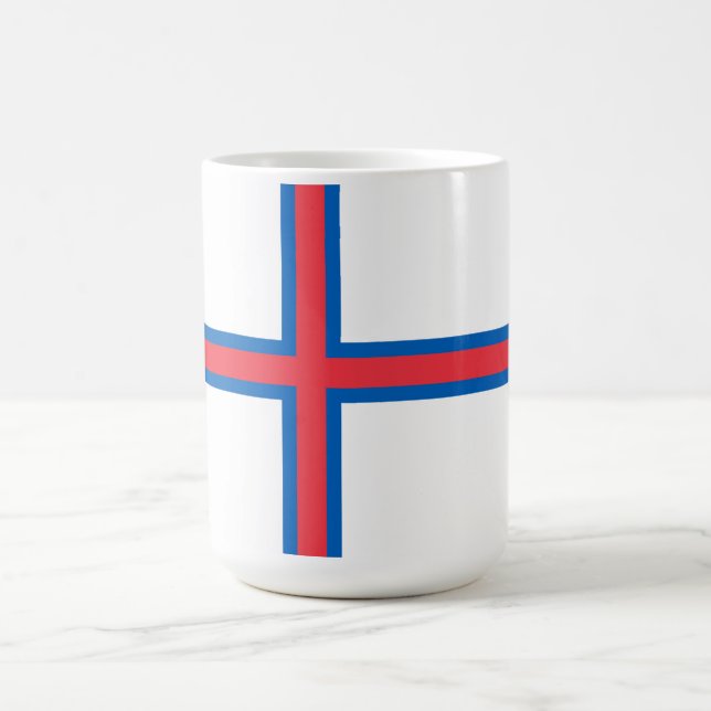 Mug Drapeau des îles Féroé (Centre)