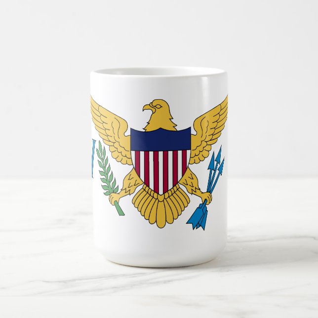 Mug Drapeau des îles Vierges américaines (Centre)