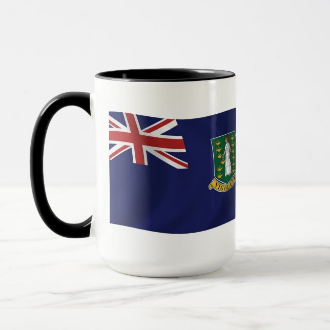 Mug Drapeau des Îles Vierges britanniques (Gauche)
