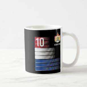 Mug Drapeau des Pays-Bas 10 Hommes Femmes Footballeurs