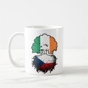 Mug Drapeau des racines d'arbre en Irlande tchèque