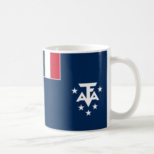 Mug Drapeau des terres du Sud et de l'Antarctique (Droite)