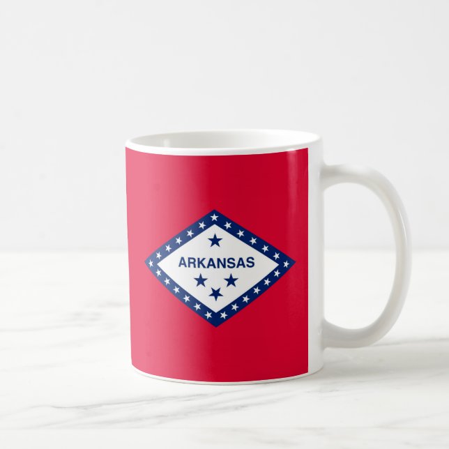 Mug Drapeau d'État Arkansas (Droite)